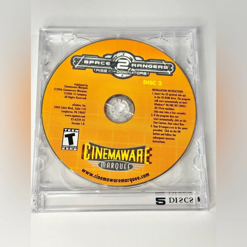 Space Rangers 2: Rise of the Dominators PC 2 Disc Computer Game Windows 2006